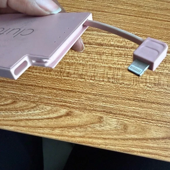 Pink Clutch Portable Charger - Picture 4 of 7